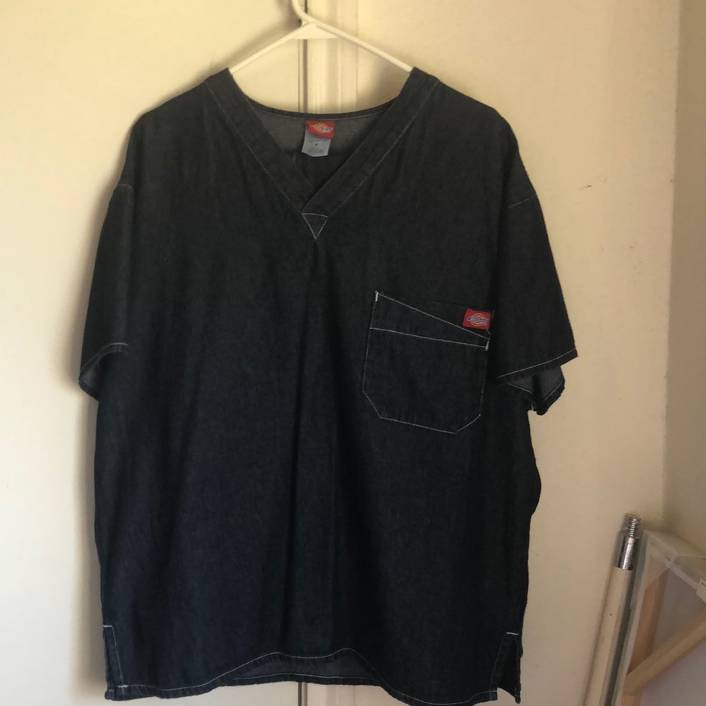 Dickies 2 pc Denim Scrubs. Women’s M. Comfortable!